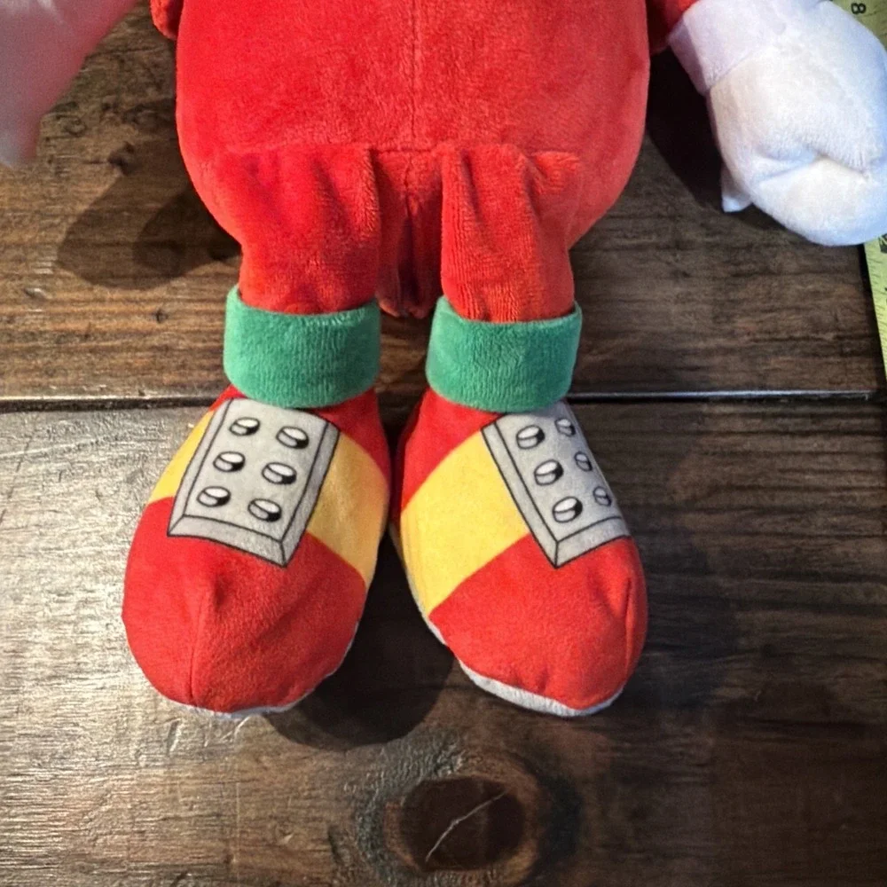 Sonic The Hedgehog Knuckles Hug-Me Shake Action Plush KidRobot 17 Inches Works!!